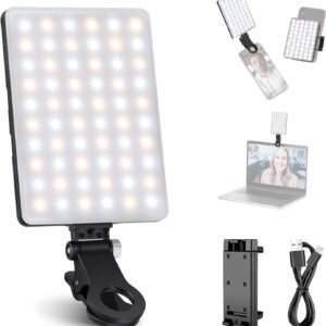 NEEWER Basic Selfie Light with Front & Back Phone Clip