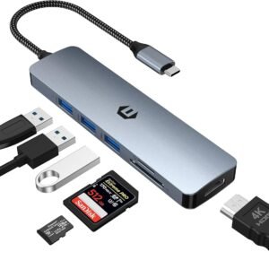 USB C Tymyp 6 in 1 USB C Dock
